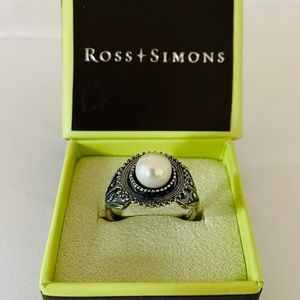 Ross & Simmons Sterling Silver Pearl Ring